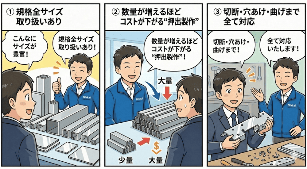 規格全サイズの取り扱いあります！